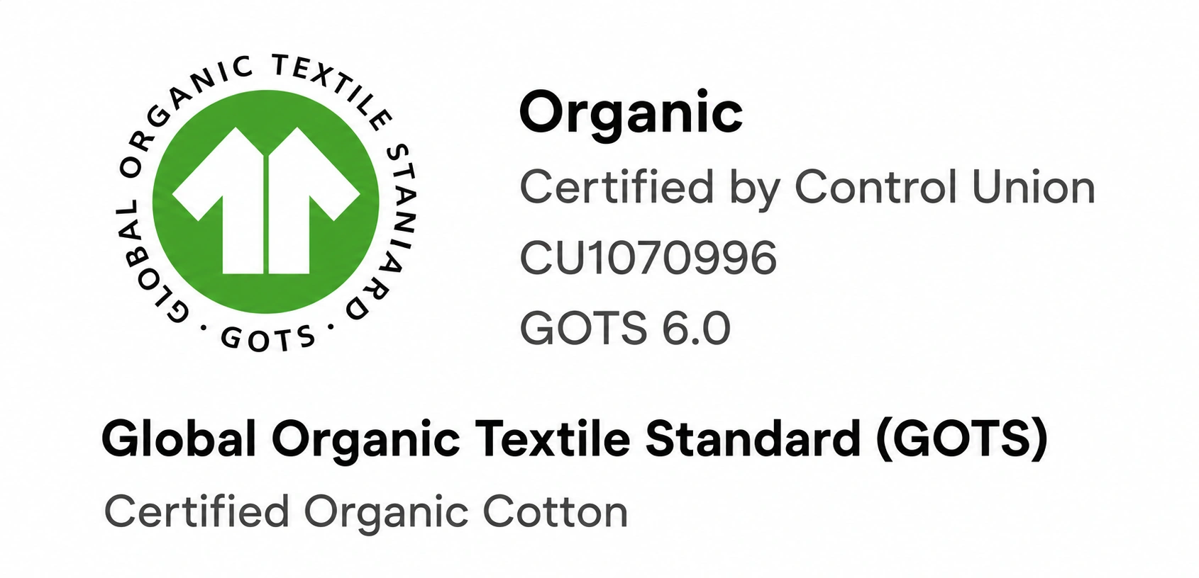Global Organic Textile Standard GOTS Organic Certification